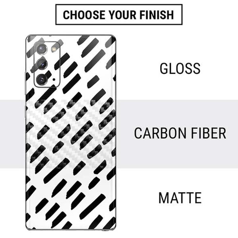 Black Dash Galaxy Note20 5G Skin