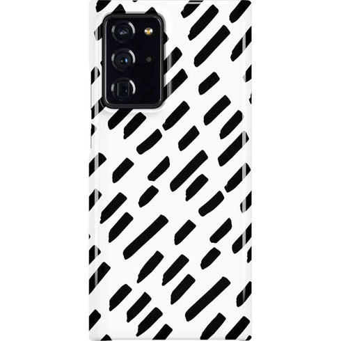 Black Dash Galaxy Note20 Ultra 5G Lite Case