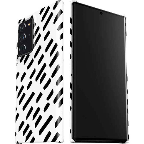 Black Dash Galaxy Note20 Ultra 5G Lite Case