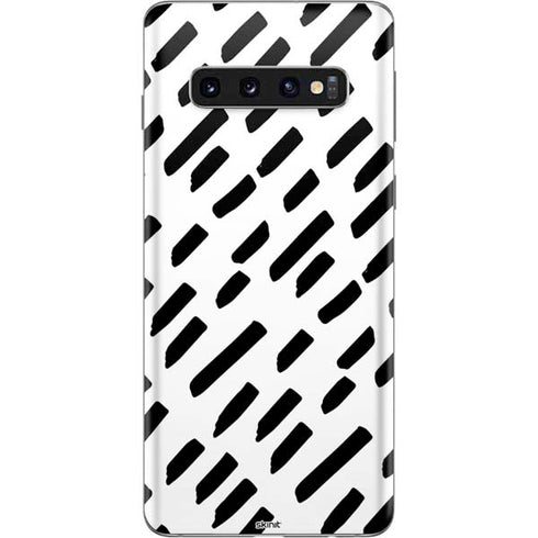 Black Dash Galaxy S10 Skin