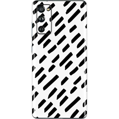 Black Dash Galaxy S20 Fan Edition Skin