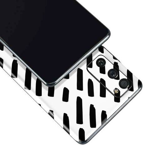 Black Dash Galaxy S20 Fan Edition Skin