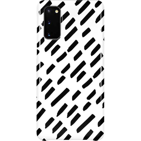 Black Dash Galaxy S20 Lite Case