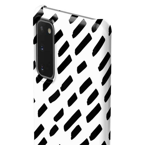 Black Dash Galaxy S20 Lite Case