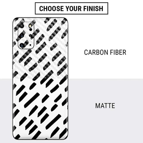 Black Dash Galaxy S20 Plus Skin