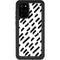 Black Dash Galaxy S20 Plus Waterproof Case