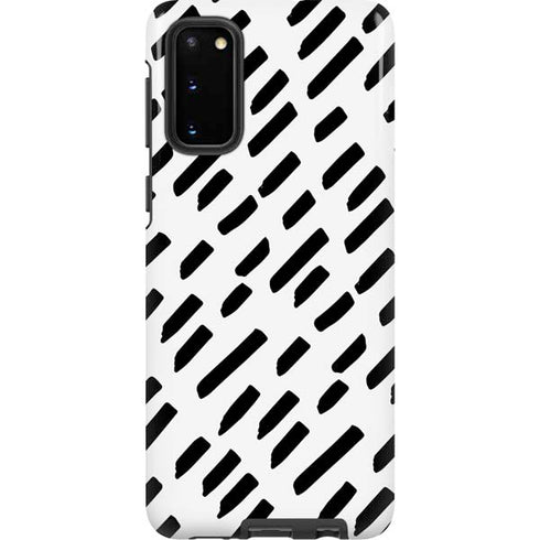 Black Dash Galaxy S20 Pro Case