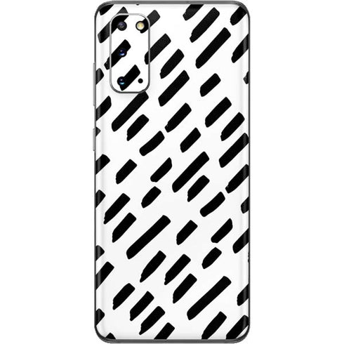 Black Dash Galaxy S20 Skin