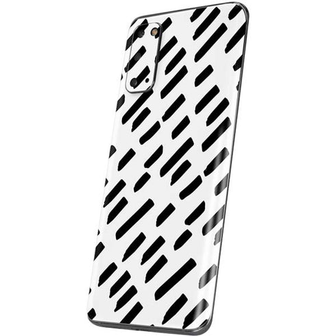 Black Dash Galaxy S20 Skin