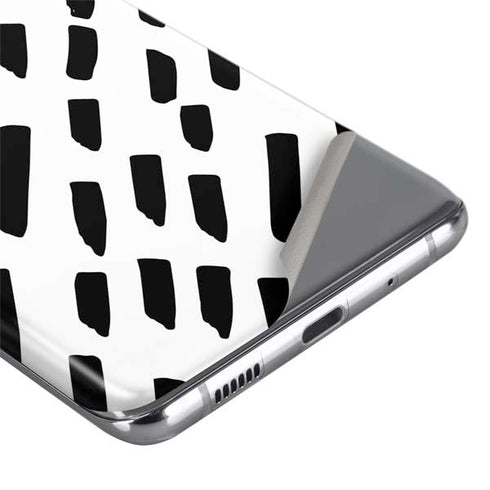 Black Dash Galaxy S20 Skin