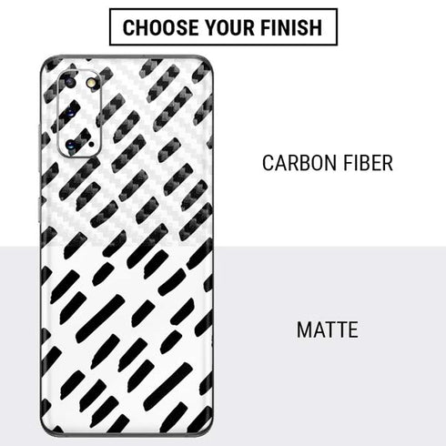 Black Dash Galaxy S20 Skin