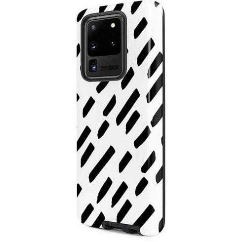 Black Dash Galaxy S20 Ultra 5G Pro Case