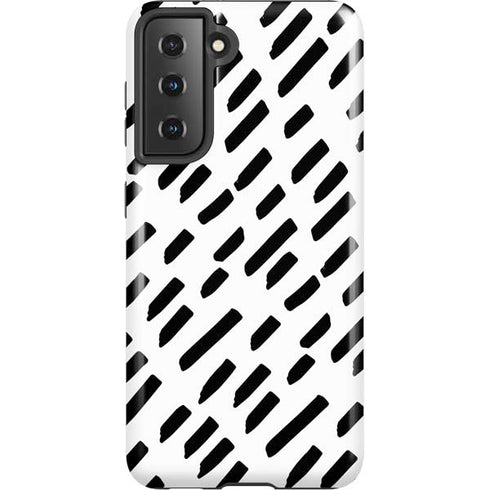 Black Dash Galaxy S21 5G Pro Case
