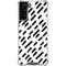 Black Dash Galaxy S21 FE Clear Case