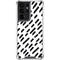 Black Dash Galaxy S21 Ultra 5G Clear Case