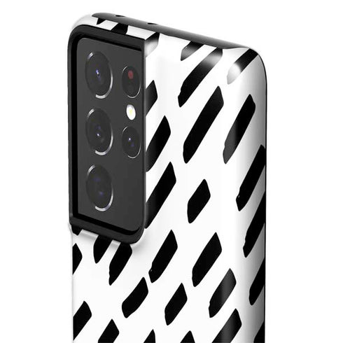 Black Dash Galaxy S21 Ultra 5G Pro Case