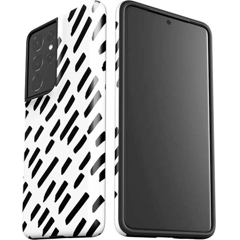 Black Dash Galaxy S21 Ultra 5G Pro Case
