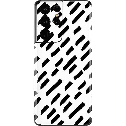 Black Dash Galaxy S21 Ultra 5G Skin