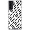 Black Dash Galaxy S22 Clear Case