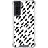 Black Dash Galaxy S22 Clear Case