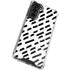 Black Dash Galaxy S22 Clear Case