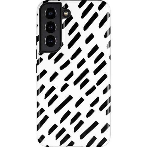 Black Dash Galaxy S22 Pro Case