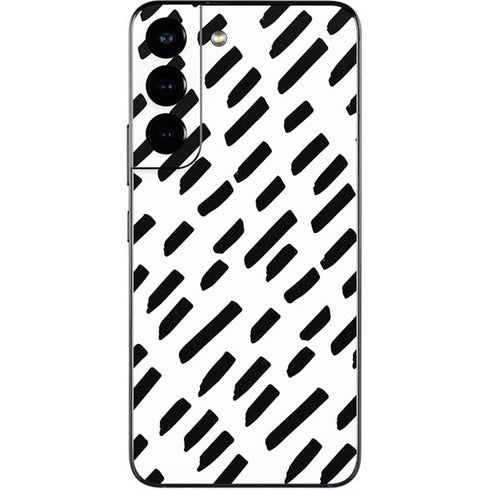 Black Dash Galaxy S22 Skin
