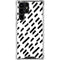 Black Dash Galaxy S22 Ultra Clear Case
