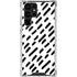 Black Dash Galaxy S22 Ultra Clear Case
