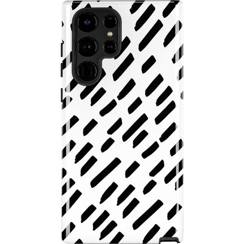 Black Dash Galaxy S22 Ultra Pro Case