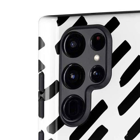 Black Dash Galaxy S22 Ultra Pro Case