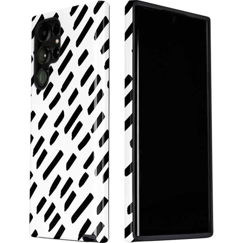 Black Dash Galaxy S22 Ultra Pro Case