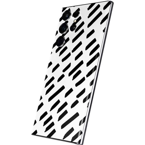 Black Dash Galaxy S22 Ultra Skin