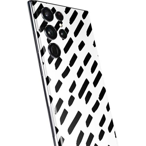 Black Dash Galaxy S22 Ultra Skin