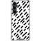 Black Dash Galaxy S23 FE Clear Case