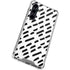 Black Dash Galaxy S23 FE Clear Case