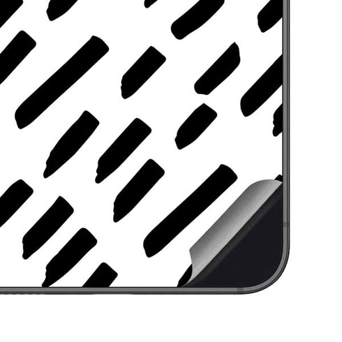 Black Dash Galaxy S23 FE Skin