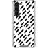 Black Dash Galaxy S23 Plus Clear Case