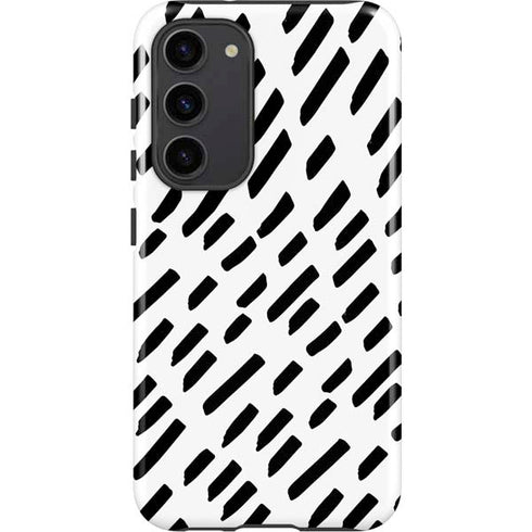 Black Dash Galaxy S23 Plus Pro Case