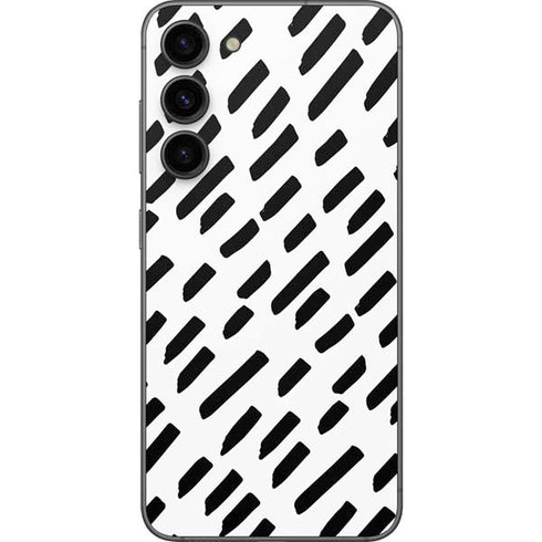 Black Dash Galaxy S23 Plus Skin
