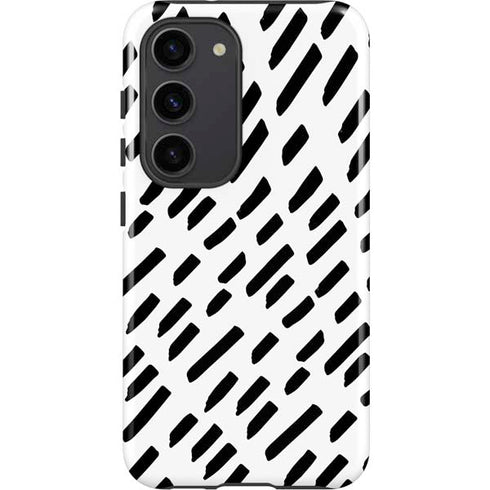 Black Dash Galaxy S23 Pro Case