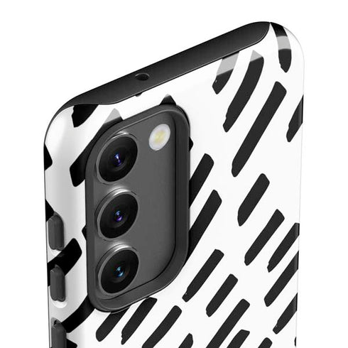 Black Dash Galaxy S23 Pro Case