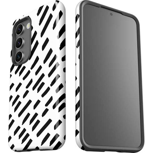 Black Dash Galaxy S23 Pro Case