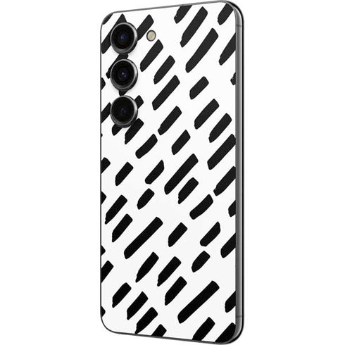 Black Dash Galaxy S23 Skin