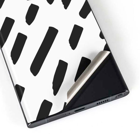 Black Dash Galaxy S23 Ultra Skin