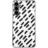 Black Dash Galaxy S24 Plus Clear Case