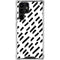 Black Dash Galaxy S24 Ultra Clear Case