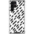 Black Dash Galaxy S24 Ultra Clear Case