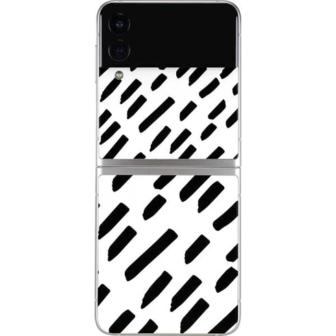 Black Dash Galaxy Z Flip3 5G Skin