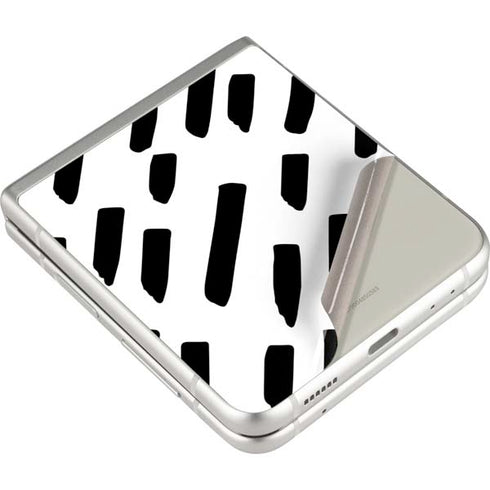 Black Dash Galaxy Z Flip3 5G Skin